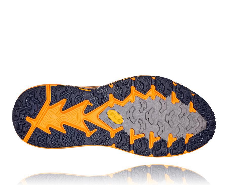 Hoka One One Speedgoat 4 Trailskor Herr - Blå/Orange - ACVMS-3901